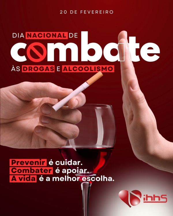 Dia nacional do combate às drogras e alcoolismo